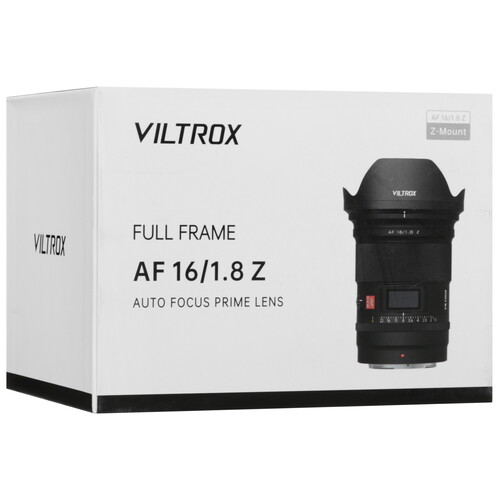 Купить Объектив Viltrox AF 16mm f/1.8 (Full Frame)  5637822. Характеристики, отзывы и цены в Донецке