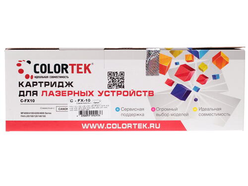 Купить Картридж лазерный Colortek FX-10 черный  1076223. Характеристики, отзывы и цены в Донецке