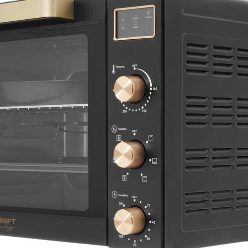 Купить Мини-печь Kraft Technology TCH-MO 6012 RKDGLB черный  8199699. Характеристики, отзывы и цены в Донецке