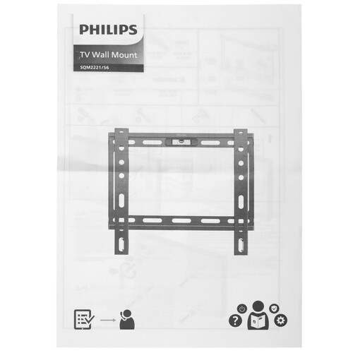 Купить Кронштейн для ТВ Philips SQM2221/56 черный  5612477. Характеристики, отзывы и цены в Донецке