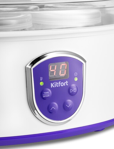 Купить Йогуртница KITFORT КТ-2088-1 фиолетовый  9002737. Характеристики, отзывы и цены в Донецке