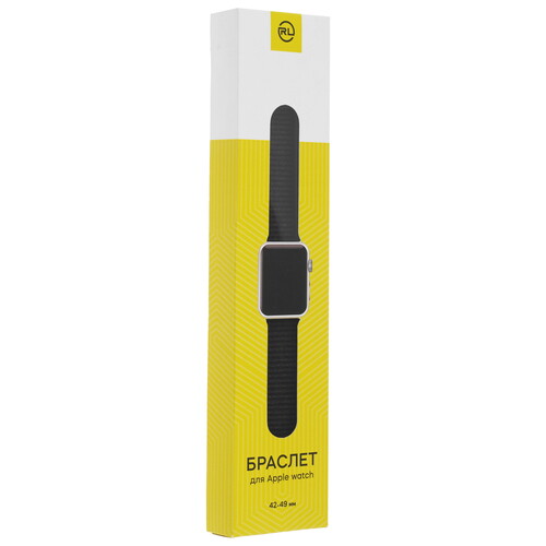 Купить Ремешок Red Line для Apple Watch 42/ 44/ 45mm черный  5607931. Характеристики, отзывы и цены в Донецке