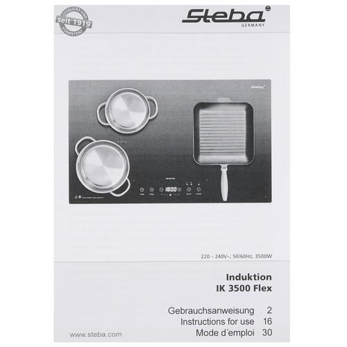 Купить Плита компактная электрическая Steba IK 3500 Flex черный  8152054. Характеристики, отзывы и цены в Донецке
