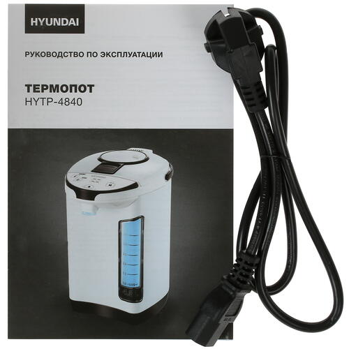Купить Термопот Hyundai HYTP-4840 белый  5353098. Характеристики, отзывы и цены в Донецке