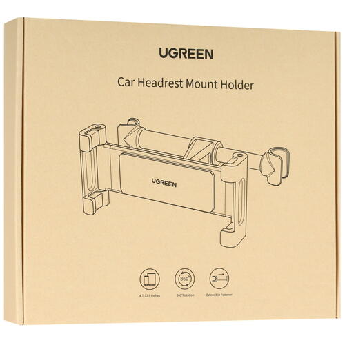 Купить Держатель автомобильный Ugreen LP160 черный  5009513. Характеристики, отзывы и цены в Донецке