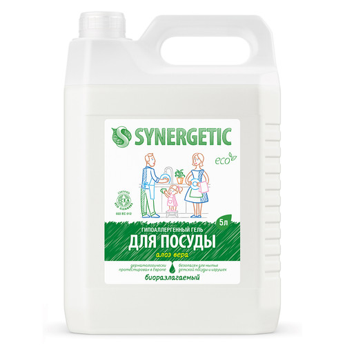 Купить Средство для мытья посуды SYNERGETIC 103503  9350073. Характеристики, отзывы и цены в Донецке
