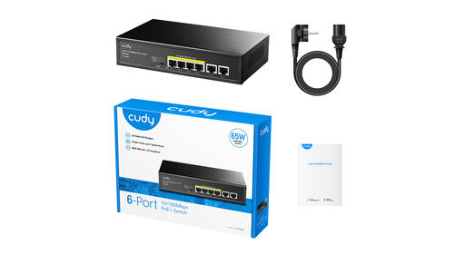 Купить Коммутатор Cudy FS1006P  9046053. Характеристики, отзывы и цены в Донецке
