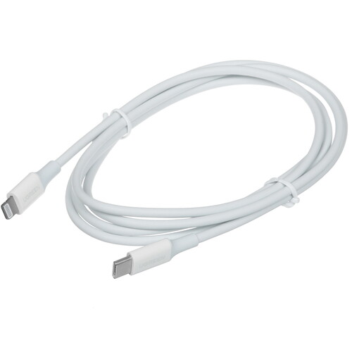 Купить Кабель круглый Ugreen Lightning 8-pin MFI - USB Type-C белый 1.5 м  9983433. Характеристики, отзывы и цены в Донецке