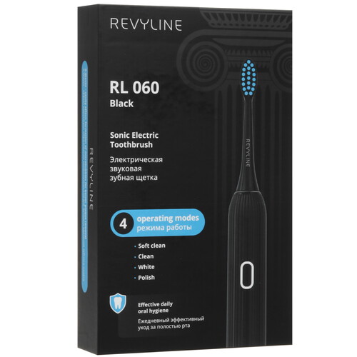 Купить Электрическая зубная щетка Revyline RL 060 черный  5483469. Характеристики, отзывы и цены в Донецке
