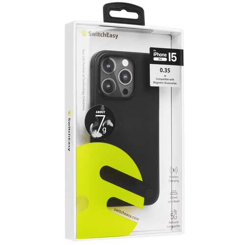Купить Накладка  SwitchEasy Ultra Slim для Apple iPhone 15 Pro черный/прозрачный  9106827. Характеристики, отзывы и цены в Донецке