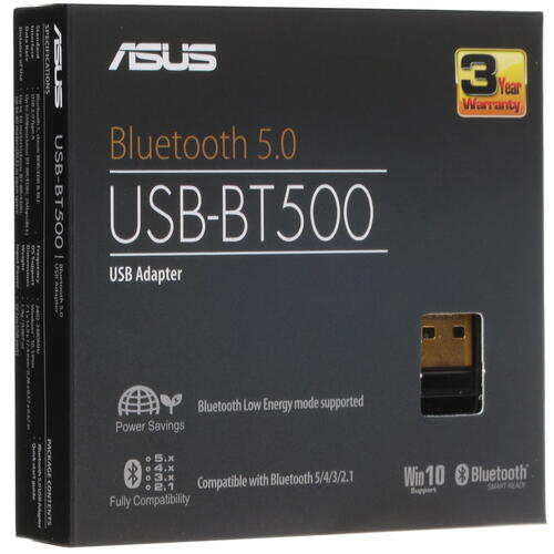 Купить Bluetooth адаптер ASUS USB-BT500  4733005. Характеристики, отзывы и цены в Донецке