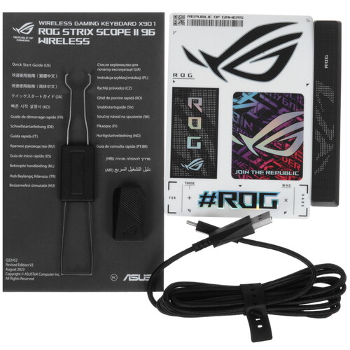 Купить Клавиатура  проводная + беспроводная ASUS ROG Strix Scope II  5499150. Характеристики, отзывы и цены в Донецке