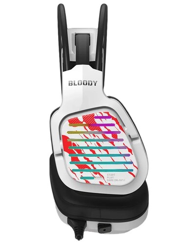 Купить Проводные наушники A4Tech Bloody G565 белый 2025  5613419. Характеристики, отзывы и цены в Донецке