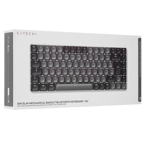 Купить Клавиатура  проводная + беспроводная Satechi SM1 Slim Mechanical Backlit Bluetooth  9237108. Характеристики, отзывы и цены в Донецке