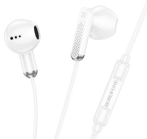 Купить Проводные наушники Borofone BM89 Surpass белый 2025  9237761. Характеристики, отзывы и цены в Донецке