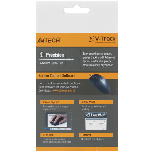 Купить Мышь проводная A4Tech OP-620D  черный  4825164. Характеристики, отзывы и цены в Донецке