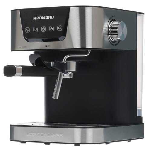 Купить Кофеварка рожковая Redmond RCM-M1513 серебристый  1314463. Характеристики, отзывы и цены в Донецке