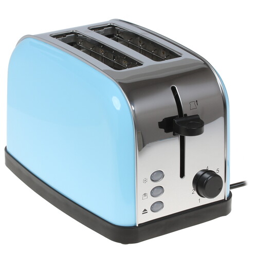 Купить Тостер Kitfort КТ-2014-4 голубой  8115581. Характеристики, отзывы и цены в Донецке