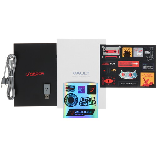 Купить Беспроводные/проводные наушники ARDOR GAMING Vault серый 2024  9119664. Характеристики, отзывы и цены в Донецке