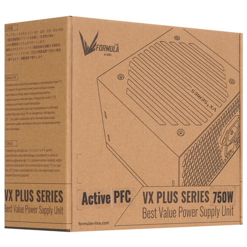 Купить Блок питания Formula VX PLUS 750  черный  9229618. Характеристики, отзывы и цены в Донецке