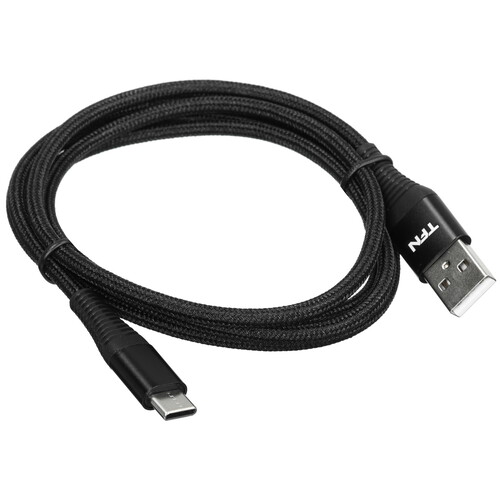 Купить Кабель круглый TFN USB Type-C - USB 2.0 Type-A черный 1.2 м  5616512. Характеристики, отзывы и цены в Донецке