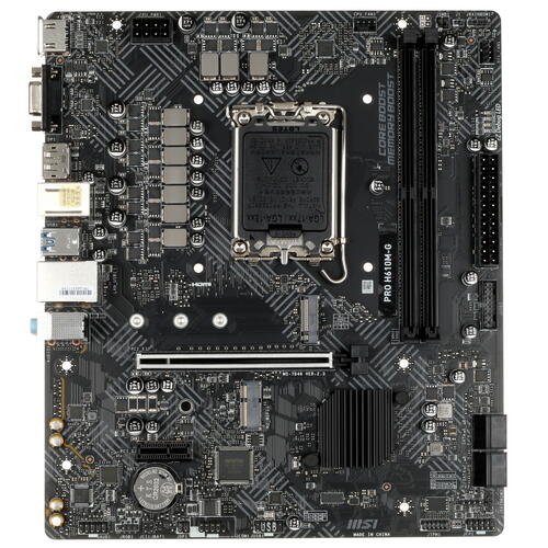 Купить Материнская плата MSI PRO H610M-G  5008972. Характеристики, отзывы и цены в Донецке