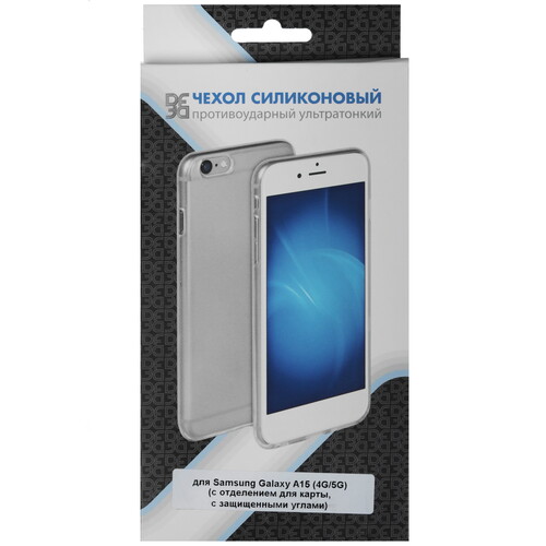 Купить Накладка  DF для Samsung Galaxy A15 (4G/5G) прозрачный  5467232. Характеристики, отзывы и цены в Донецке