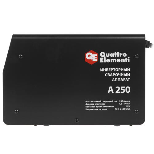 Купить Сварочный аппарат Quattro Elementi A 250 248-542  1167480. Характеристики, отзывы и цены в Донецке