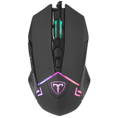 Купить Мышь проводная T-Line Neon [72372] черный  9230946. Характеристики, отзывы и цены в Донецке