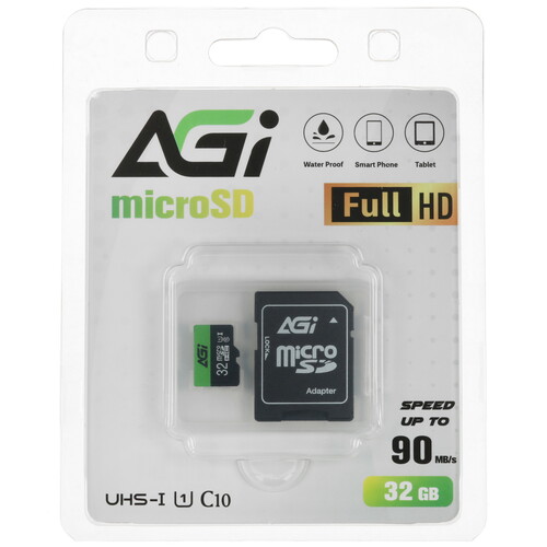 Купить Карта памяти AGI TF138 microSDHC 32 ГБ [AGI032GU1TF138]  5470996. Характеристики, отзывы и цены в Донецке