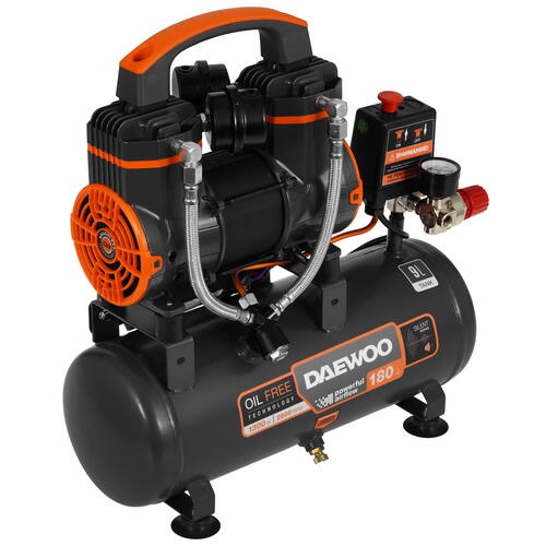 Купить Компрессор поршневой безмасляный Daewoo DAC 180S  5412914. Характеристики, отзывы и цены в Донецке