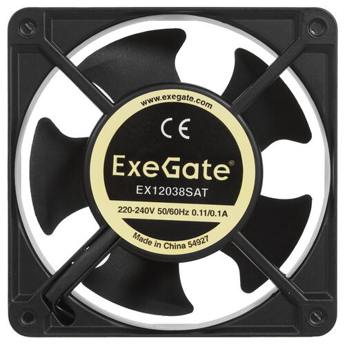 Купить Вентилятор ExeGate EX12038SAT [EX289021RUS]  5354904. Характеристики, отзывы и цены в Донецке