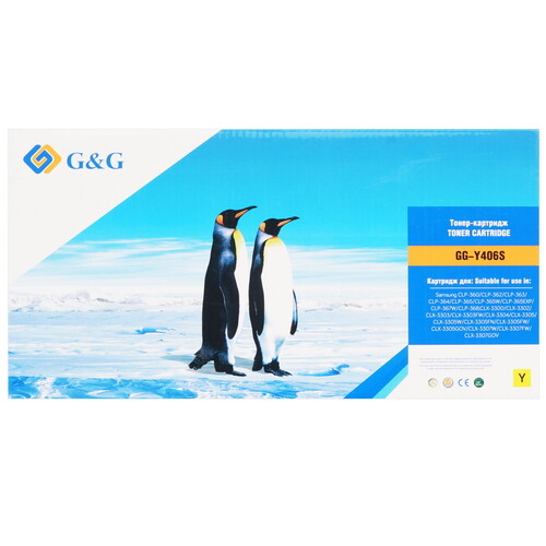Купить Картридж лазерный G&G GG-Y406S желтый  9065575. Характеристики, отзывы и цены в Донецке