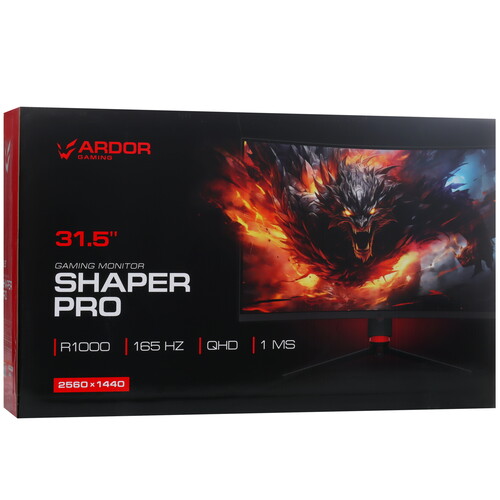 Купить 31.5" Монитор ARDOR GAMING SHAPER PRO AQ32H4 черный  5411414. Характеристики, отзывы и цены в Донецке