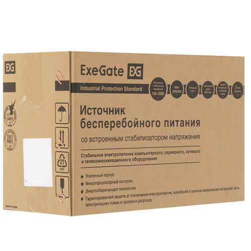 Купить ИБП ExeGate Power Back BNB-850.LED.AVR.4C13.RJ  5418287. Характеристики, отзывы и цены в Донецке