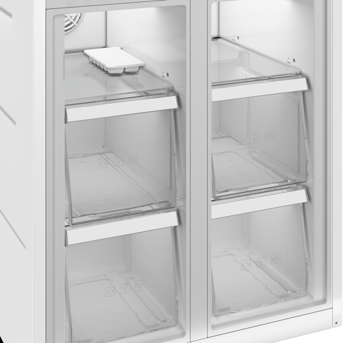 Купить Холодильник многодверный   Hotpoint HFP4 480I X серебристый  5449883. Характеристики, отзывы и цены в Донецке