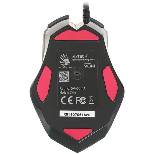 Купить Мышь проводная A4Tech Bloody V8  черный  0167109. Характеристики, отзывы и цены в Донецке