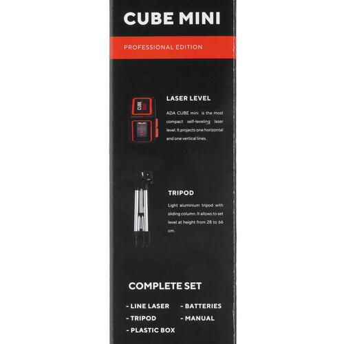 Купить Лазерный нивелир ADA Cube MINI Professional Edition  1040611. Характеристики, отзывы и цены в Донецке