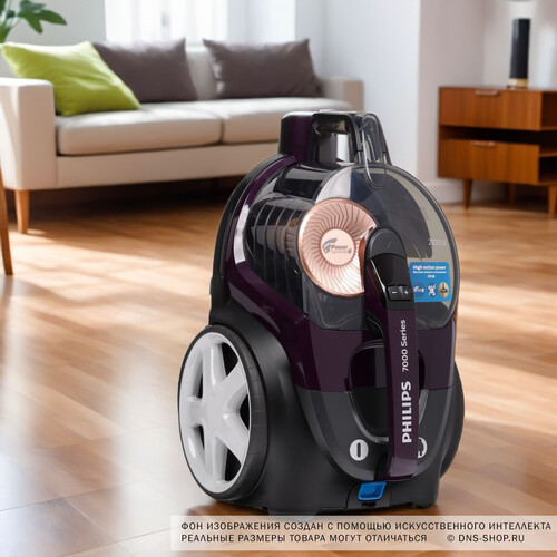 Купить Пылесос Philips FC9734/01 фиолетовый  5482008. Характеристики, отзывы и цены в Донецке