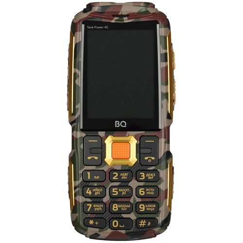 Купить Сотовый телефон BQ 2410L Tank Power 4G камуфляжный/золотистый  9107020. Характеристики, отзывы и цены в Донецке
