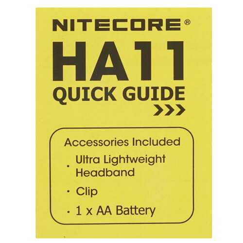 Купить Фонарь Nitecore HA11  9170840. Характеристики, отзывы и цены в Донецке