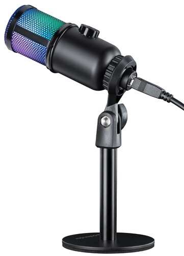 Купить Микрофон Defender Glow GMC 400 черный  9204455. Характеристики, отзывы и цены в Донецке