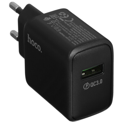 Купить Сетевое зарядное устройство Hoco CS21A черный  5474828. Характеристики, отзывы и цены в Донецке