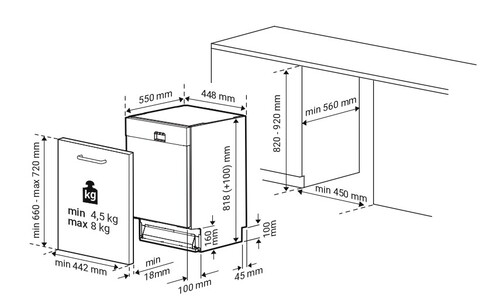 Купить Встраиваемая посудомоечная машина Hotpoint HI 5D69 AWSM  9311572. Характеристики, отзывы и цены в Донецке