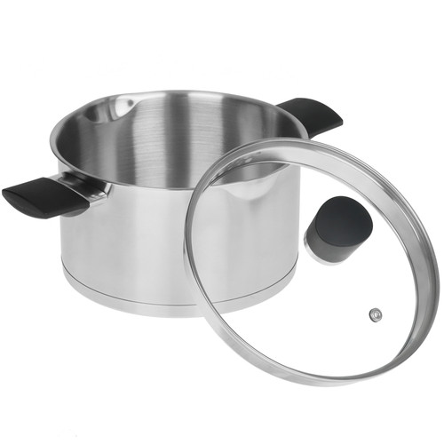 Купить Кастрюля OneTwo Amber O3SC36 3.6 л 20 см серебристый  9259531. Характеристики, отзывы и цены в Донецке