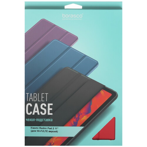 Купить Чехол-книжка BoraSCO для Xiaomi REDMI Pad 2 LTE/ Xiaomi REDMI Pad 2Wi-Fi красный  5641020. Характеристики, отзывы и цены в Донецке