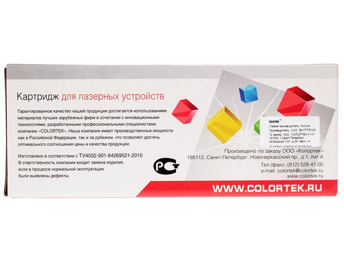 Купить Картридж лазерный Colortek CF283A черный, с чипом  1076235. Характеристики, отзывы и цены в Донецке
