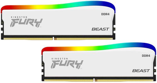 Купить Оперативная память Kingston FURY Beast RGB Special Edition [KF432C16BWAK2/32] 32 ГБ  5072075. Характеристики, отзывы и цены в Донецке