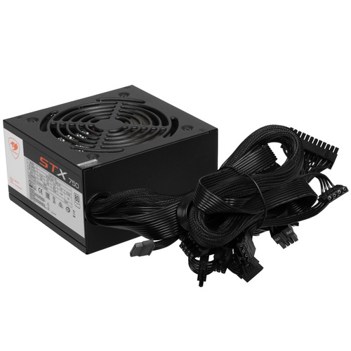 Купить Блок питания Cougar STX 750W V2 [CGR ST-750] черный  5455159. Характеристики, отзывы и цены в Донецке