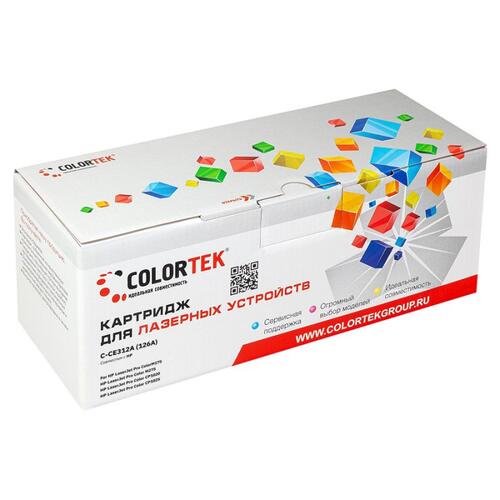Купить Картридж лазерный Colortek CE312A/CF352A Y желтый  5367068. Характеристики, отзывы и цены в Донецке